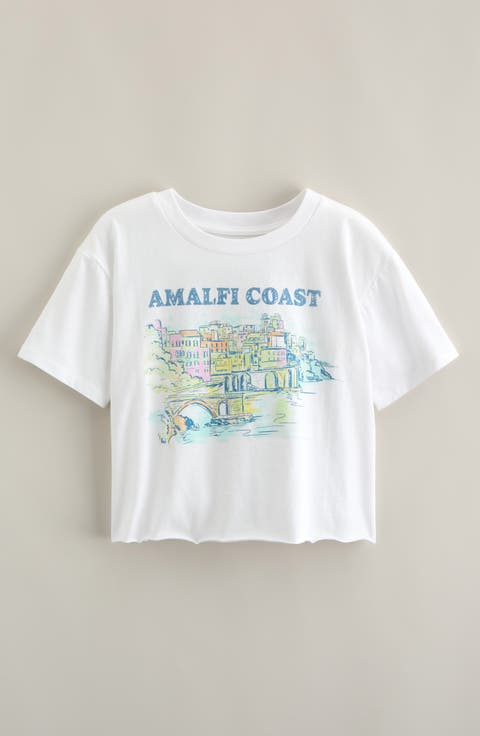 Kids' Crop Cotton Graphic T-Shirt (Big Kid)