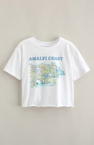 Treasure & Bond Kids' Crop Cotton Graphic T-Shirt