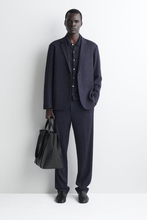 Unstructured Jersey Blazer