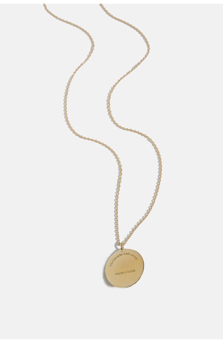 MUNS x Lucia Galette de Rois Necklace, Alternate, color, Gold Vermeil