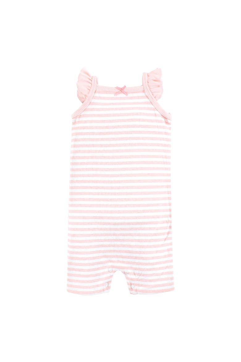 Essential Cotton Rompers, Alternate, color, Girl Whimsical Dog