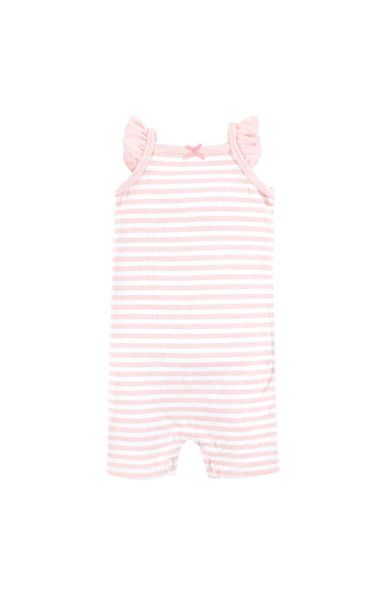 Hudson Baby Essential Cotton Rompers, Alternate, color, Girl Whimsical Dog