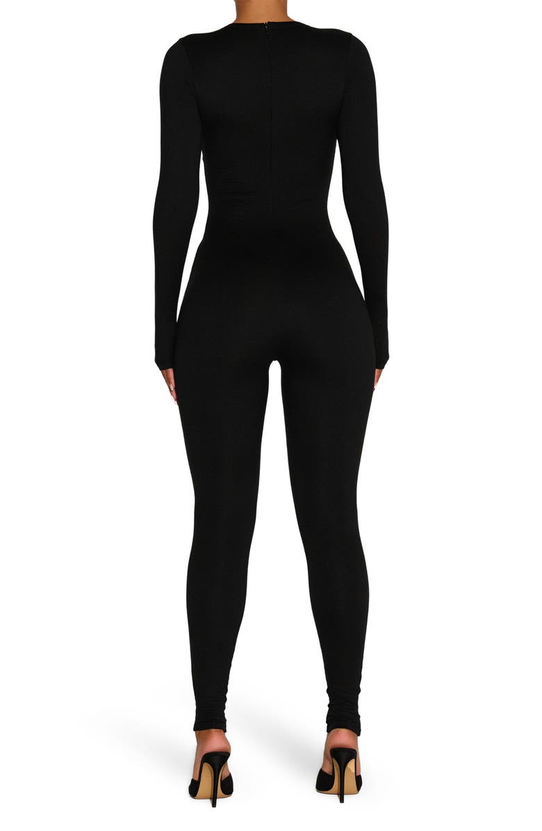 N BY NAKED WARDROBE Bare Long Sleeve Jumpsuit, Alternate, color, 
