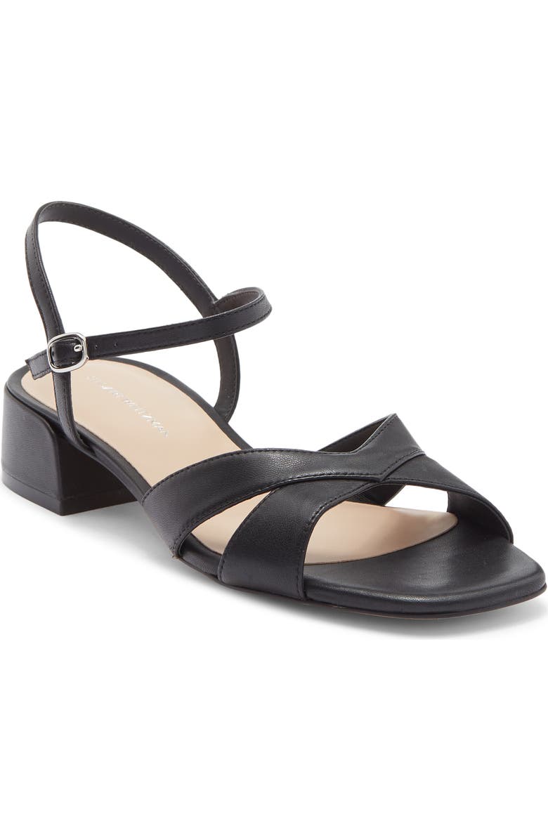 Stuart Weitzman Miami Block Heel Sandal, Main, color, Black
