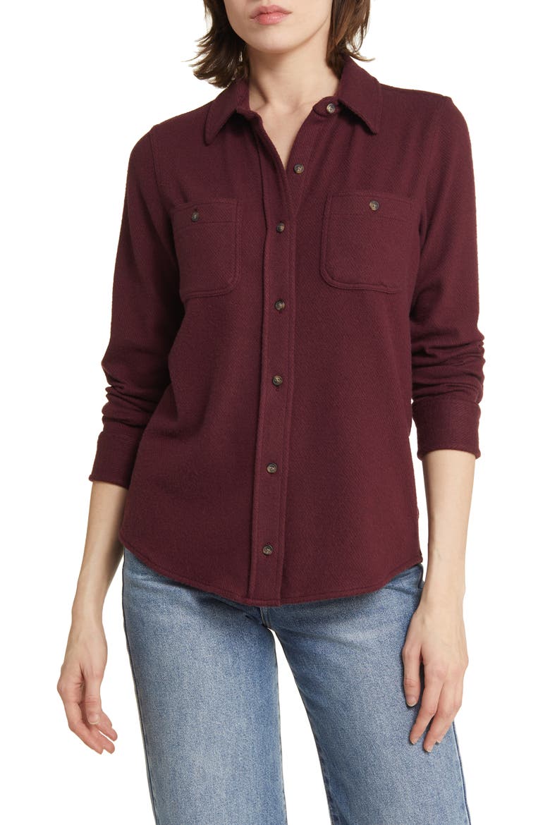 Legend™ Knit Shirt, Main, color, BURGUNDY TWILL