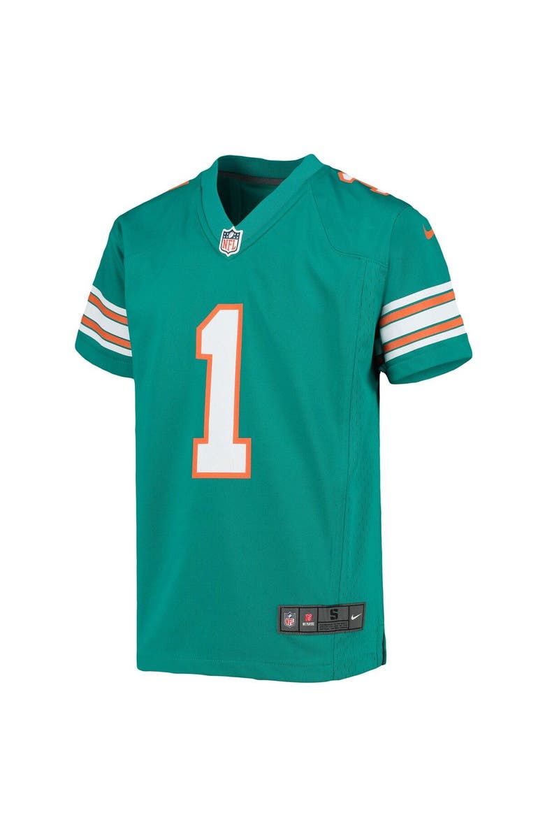 Nike Youth Nike Tua Tagovailoa Aqua Miami Dolphins Game Jersey, Alternate, color, Aqua