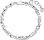Ettika Sculpted Links Bracelet