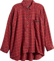 BDG Urban Outfitters Brendan Check Oversize Button-Up Shirt