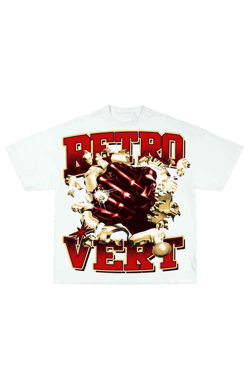 RETROVERT Iron Fist Tee, Main, color, White