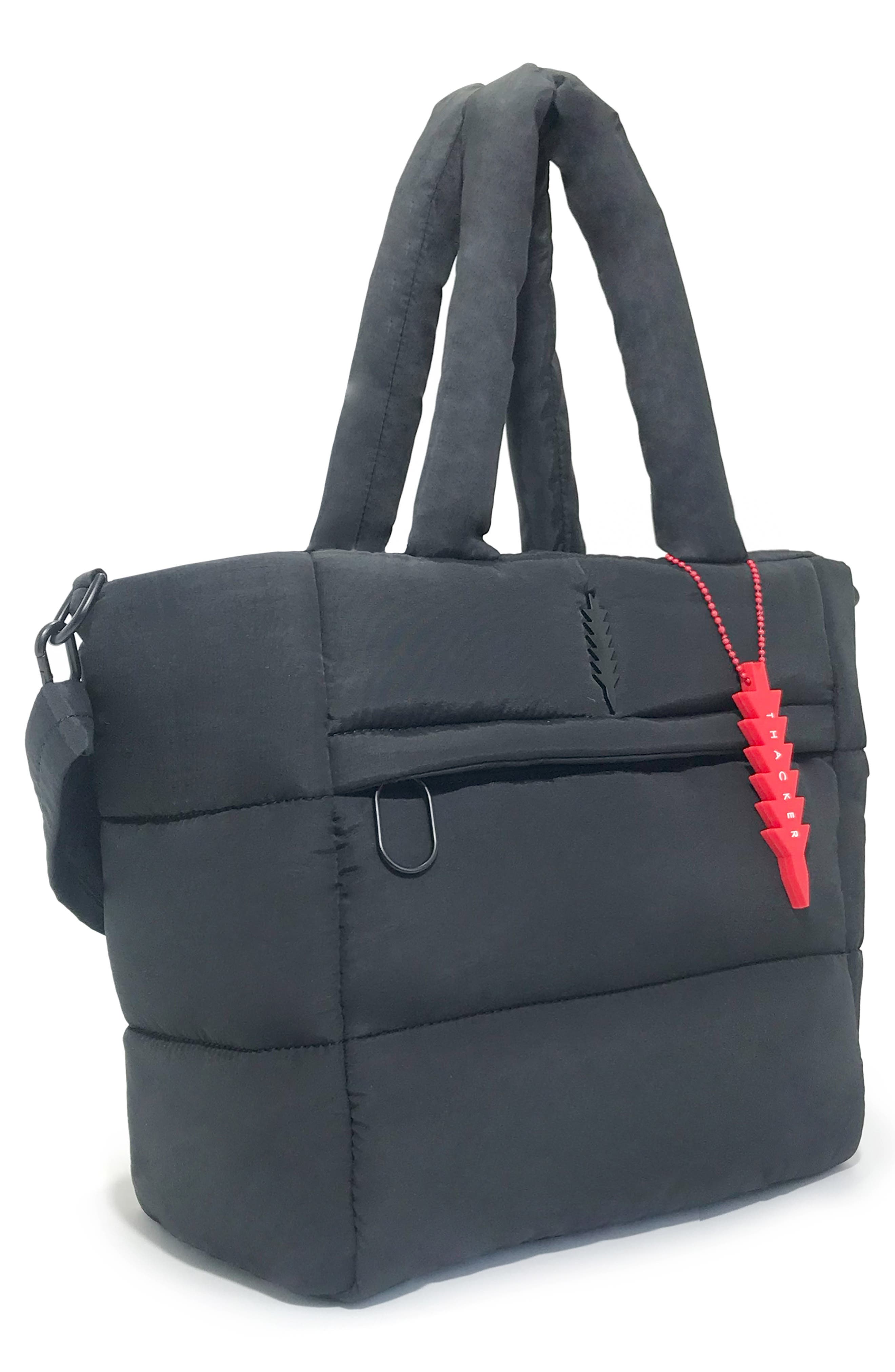 Thacker Quinn Medium Shoulder Bag, Alternate, color, Black