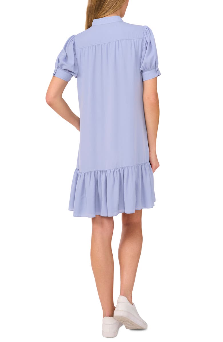 CeCe Ruffle Hem Dress, Alternate, color, Slate Blue 494