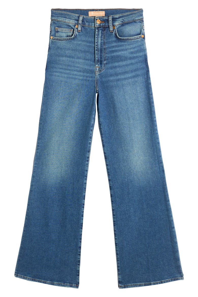Jo Ultra High Waist Wide Leg Jeans, Alternate, color, SEA LEVEL