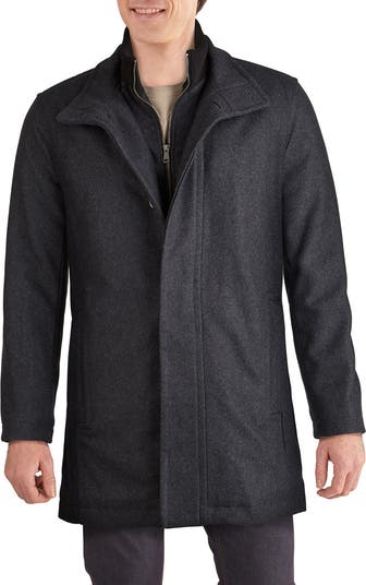 Cole Haan Signature Melton Wool Blend Topcoat | Nordstrom