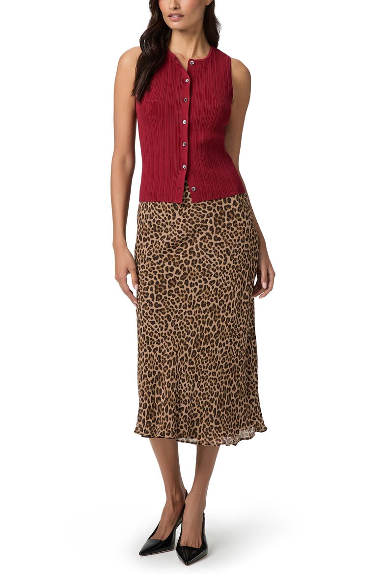 Cicely Silk Midi Skirt, Alternate, color, NATURAL MULTI