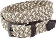 Trafalgar Big and Tall Edward 35mm European Weave Golf Braided Belt