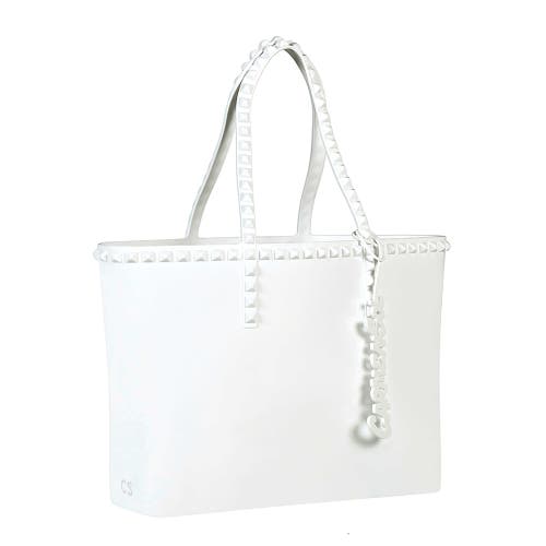 Carmen Sol Grazia Tote Bag In White