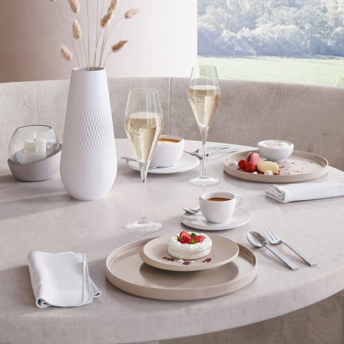 Villeroy & Boch La Divina Champagne Flute Glass, Set Of 4 In Clear