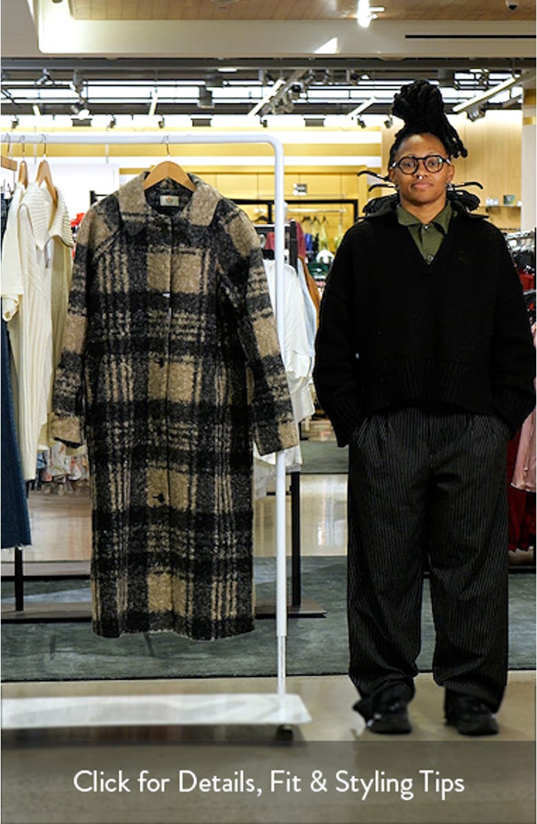 Plaid Fleece Coat, sales video thumbnail