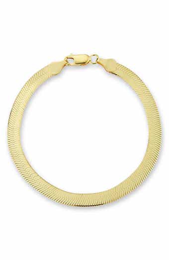 GLAZE JEWELRY Herringbone Chain Anklet