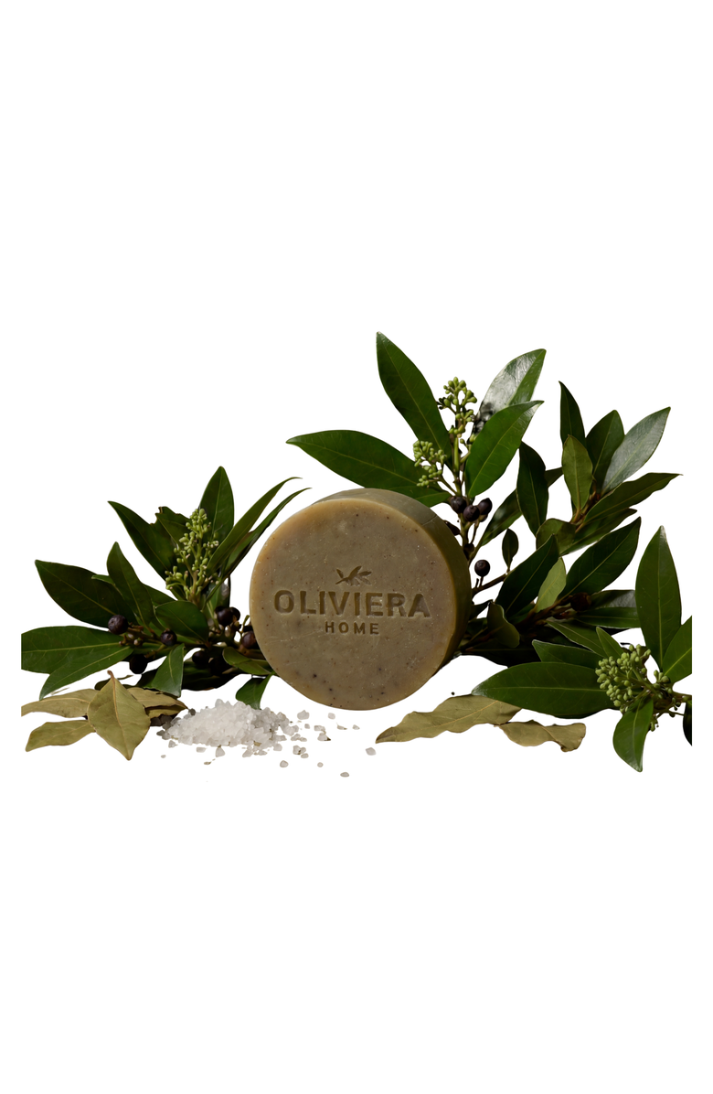Oliviera Home Laurel Bay Bar Soap Trio, Main, color, Brown
