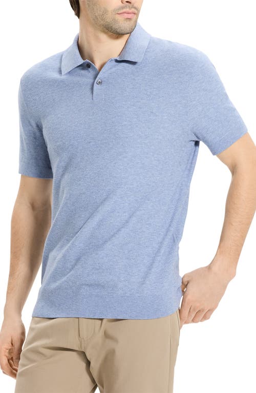 Theory Soris T-light Polo In Blue