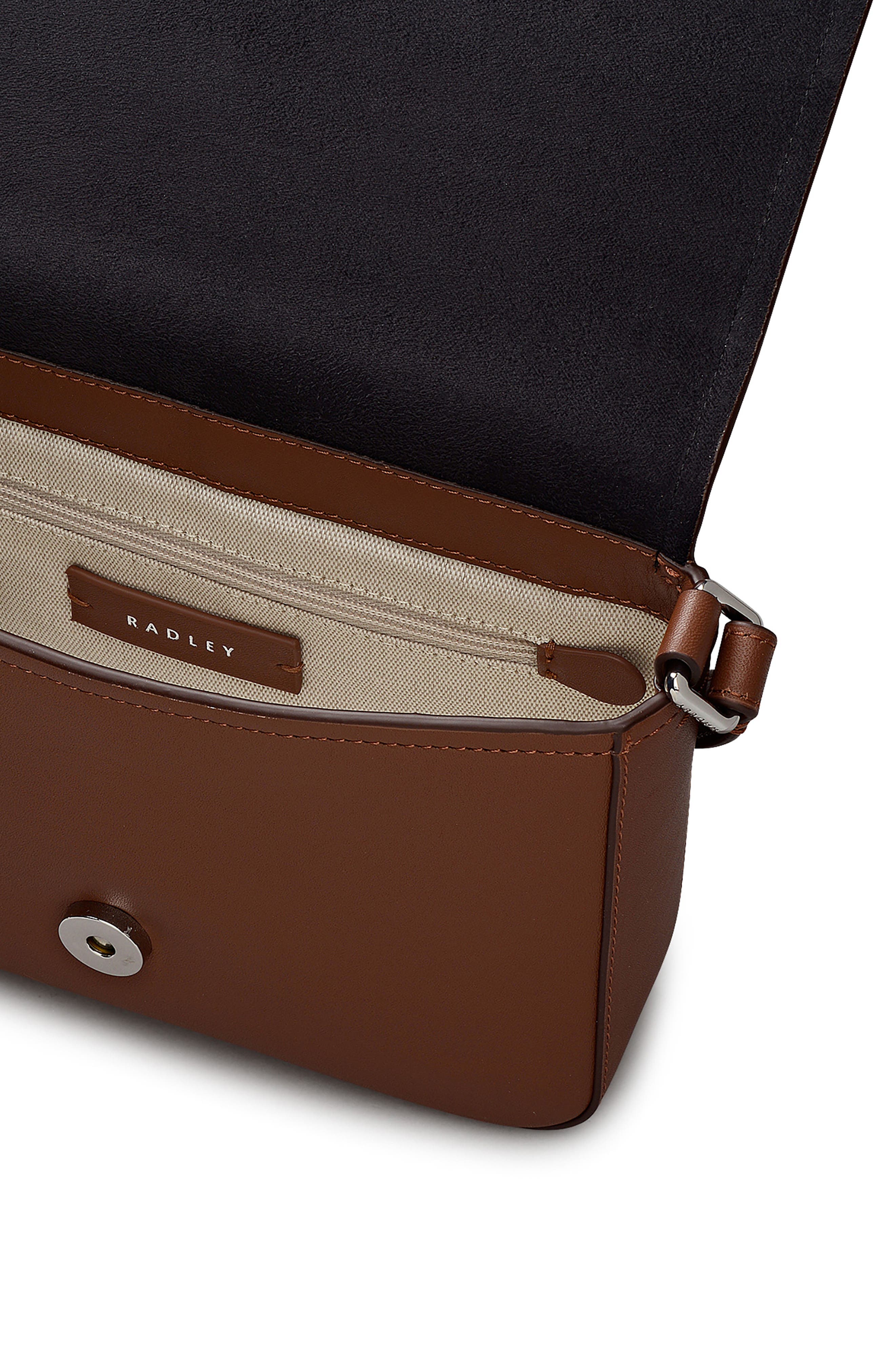 Radley Percy Grove Medium Flapover Crossbody Bag, Alternate, color, Cherrywood