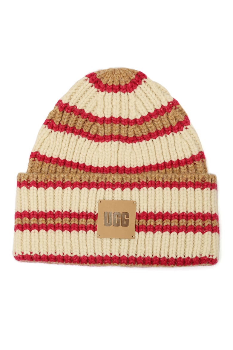 Chunky Rib Beanie, Alternate, color, VELVET RIBBON MULTI STRIPE