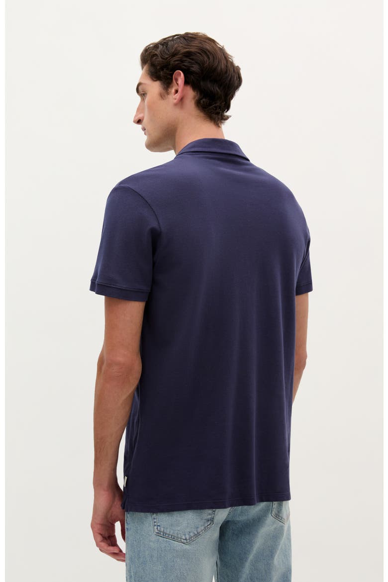 Thin Polo, Alternate, color, NAVY