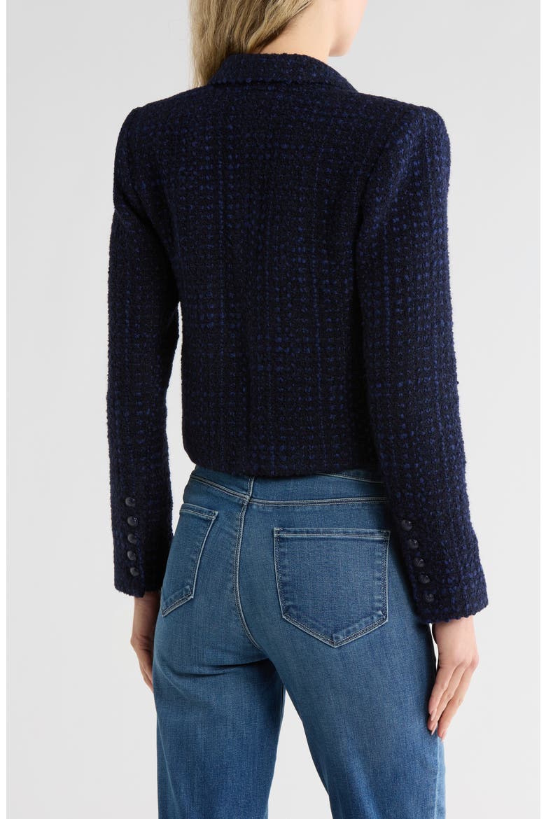 Lila Boxy Blazer, Alternate, color, MIDNIGHT/ BLUE
