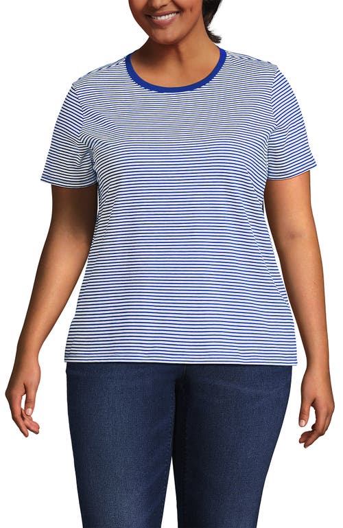 Lands' End Relaxed Supima Cotton Crew Neck T-shirt In Multi