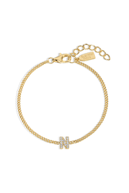 Electric Picks Initial Bracelet