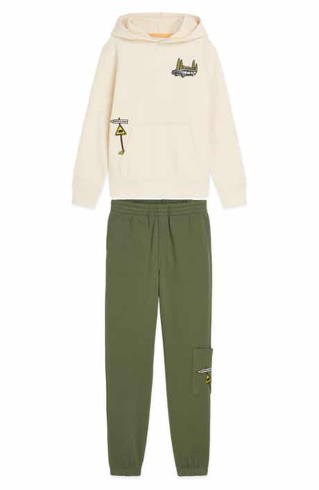 Kids' Embroidered Hoodie & Joggers Set