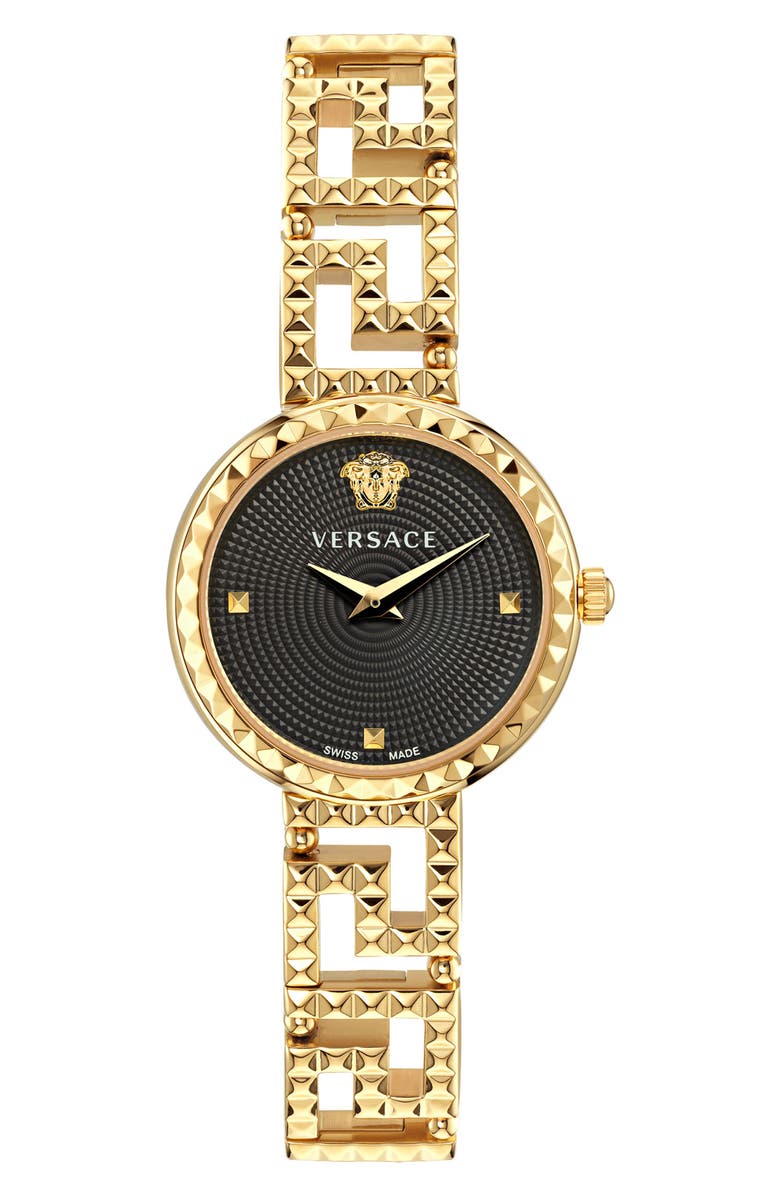 Versace Greca Goddess Bracelet Watch, 28mm, Main, color, 
