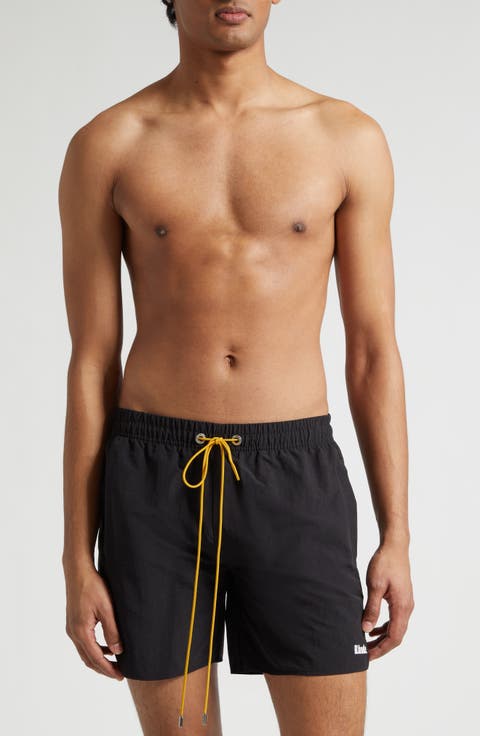 Classic Logo Nylon Swim Trunks