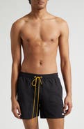 Rhude Classic Logo Nylon Swim Trunks