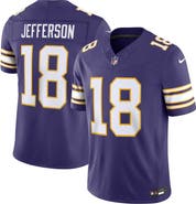 Nike Men's Nike Justin Jefferson Purple Minnesota Vikings Alternate Classic Vapor F.U.S.E. Stitched Limited Jersey