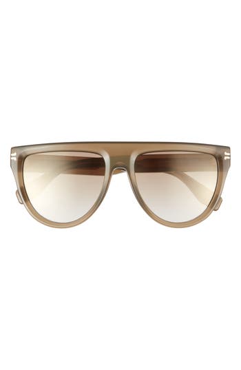 Marc Jacobs 56mm Flat Top Sunglasses