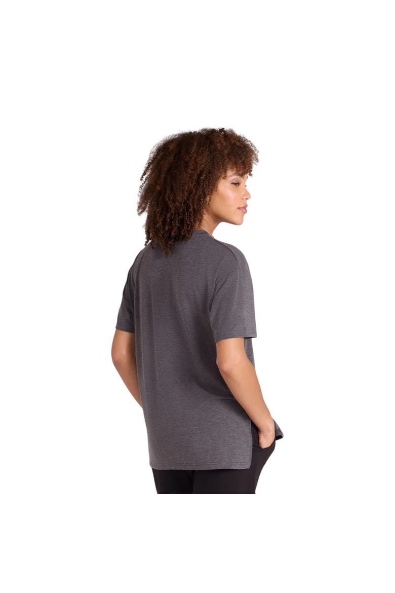 Sarah Short-Sleeved Active T-Shirt, Alternate, color, Charcoal
