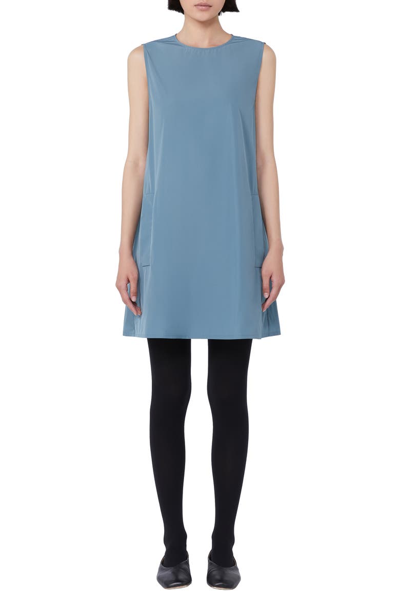 Pavido Sleeveless A-Line Dress, Main, color, AVIO