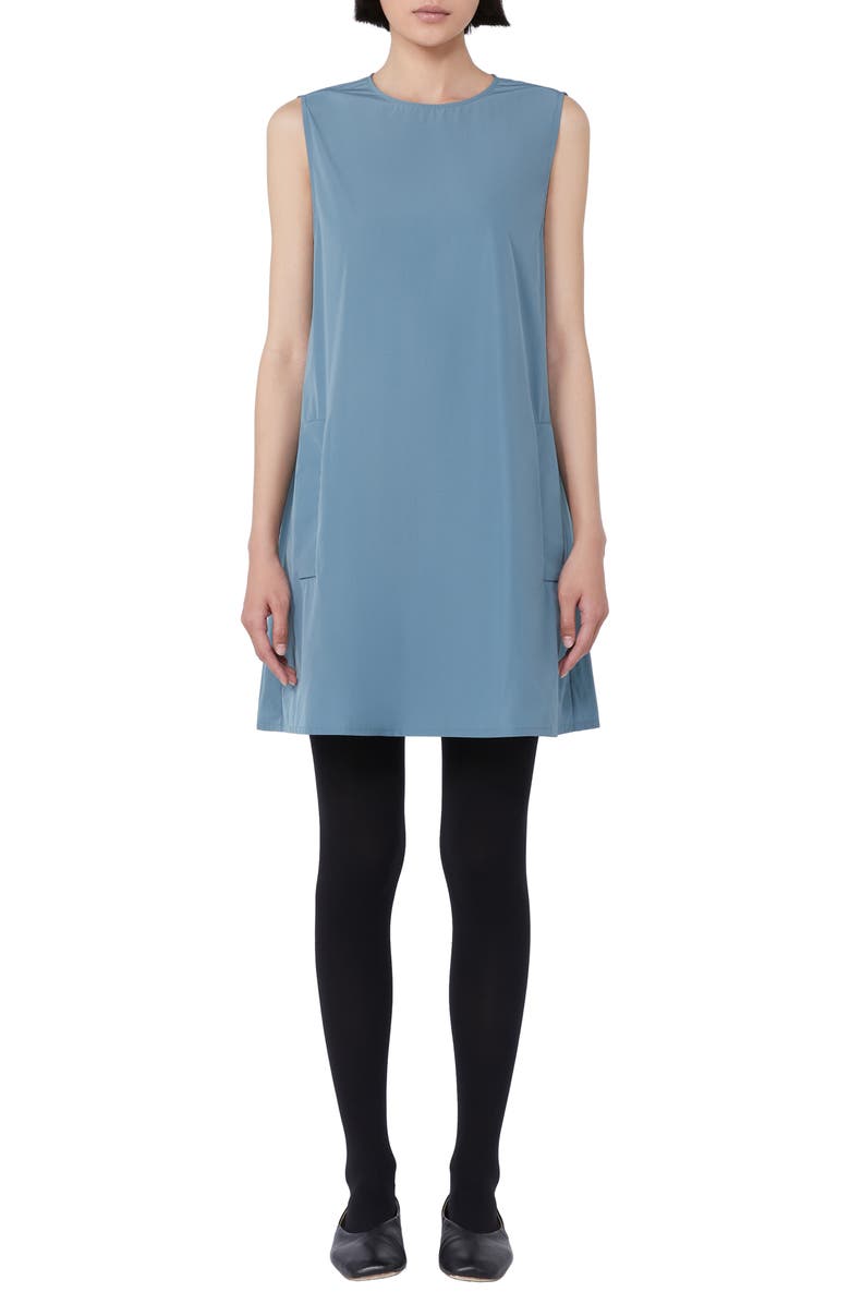 MM by Max Mara Pavido Sleeveless A-Line Dress, Main, color, Avio