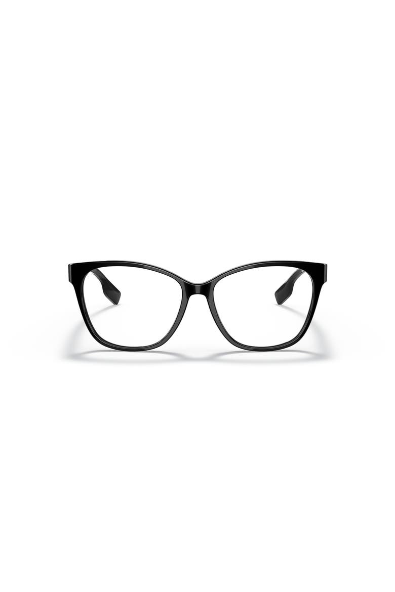 54mm Square optical glasses, Alternate, color, Black