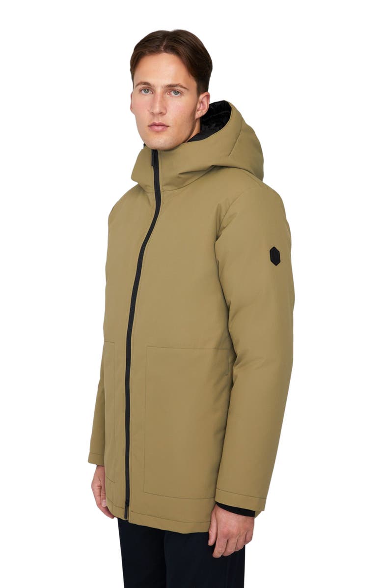 Quartz Co. JULES | Hooded Down Winter Jacket, Main, color, Khaki