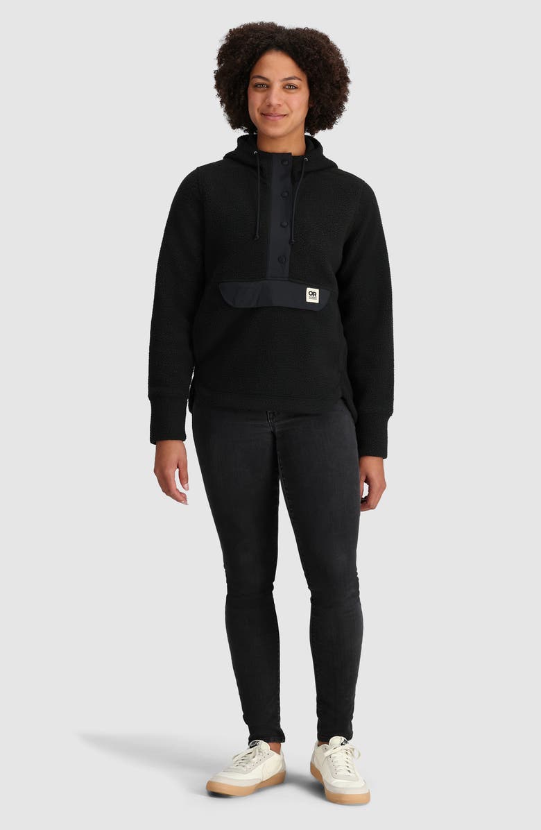 Outdoor Research Grayland High Pile Fleece Hoodie, Alternate, color, 