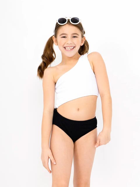Crinkle Cutout One Piece Swimsuit