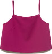 MANGO Button Back Crop Camisole