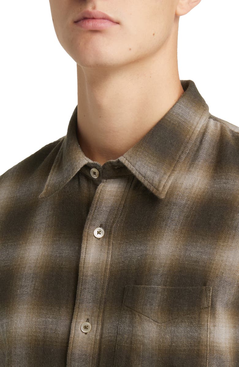 BUCK MASON Pacific Twill Plaid One Pocket Button-Up Shirt, Alternate, color, 