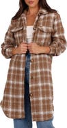 Petal & Pup Dion Plaid Longline Shacket