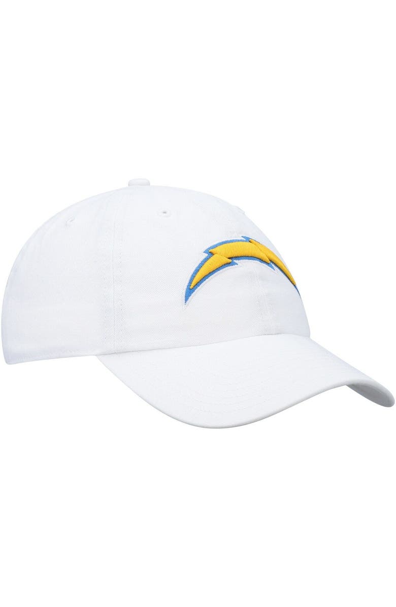 '47 Men's '47 White Los Angeles Chargers Clean Up Adjustable Hat, Alternate, color, White
