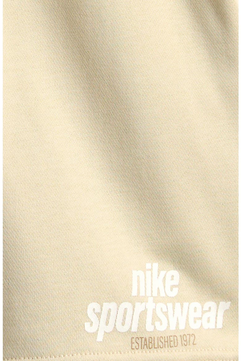 Kids' Sportswear Club Big Kids' French-Terry Shorts, Alternate, color, LIGHT KHAKI/ BEIGE/ SAIL