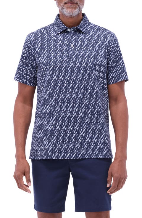 Victor OoohCotton® Golfer Print Polo